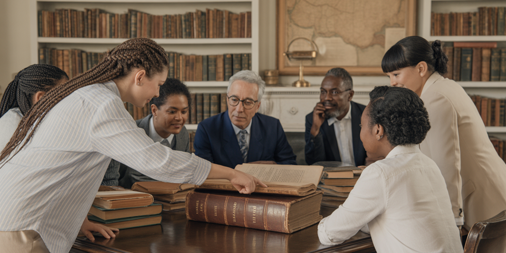 Team presenting analytics and dashboards