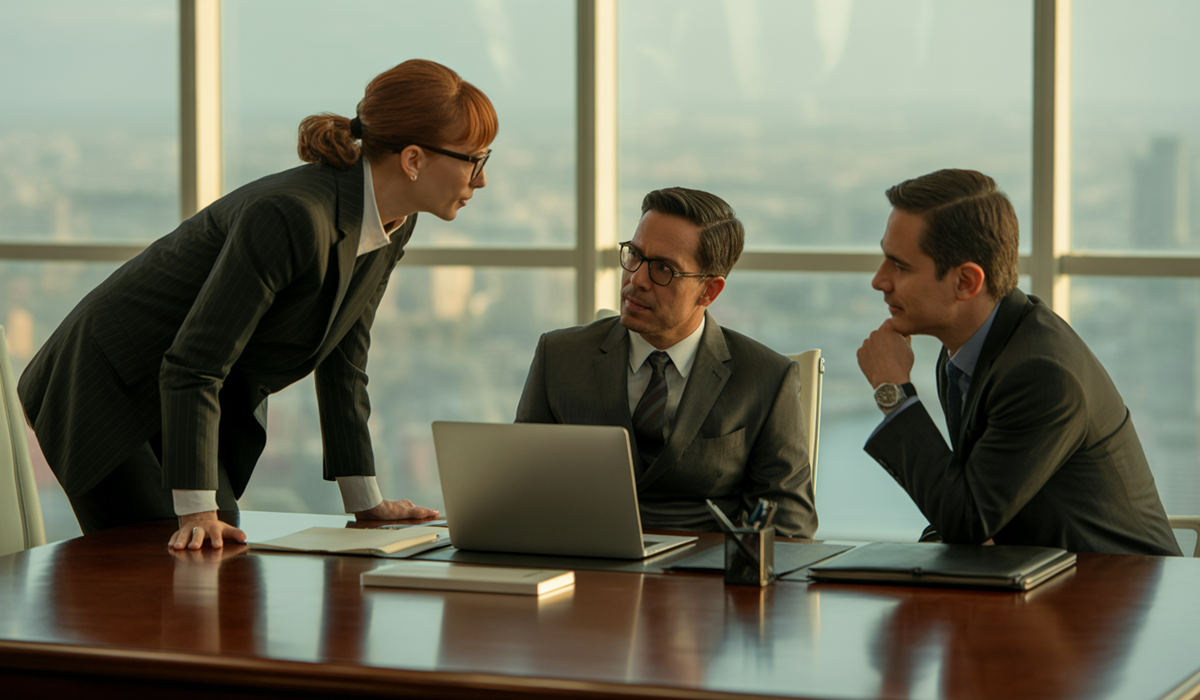 Urban garden rows beside colorful buildings representing community resilience
