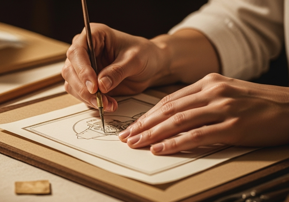 Hands measuring fabric to tailor a solution