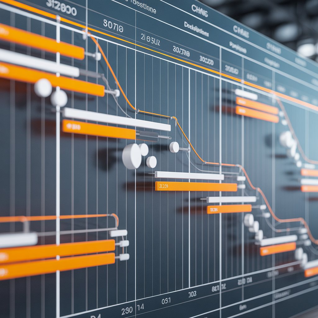 Post-disaster analysis schedule visualization