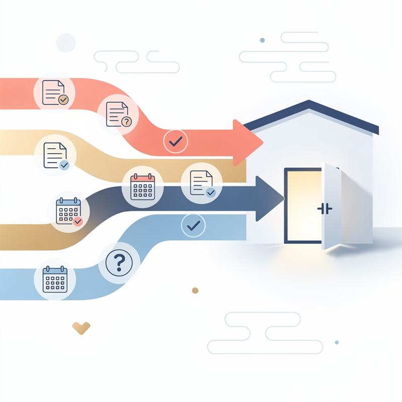 Arrows Pointing to Home