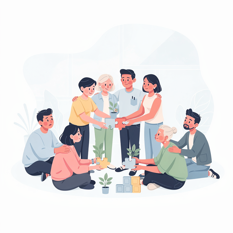 People working together