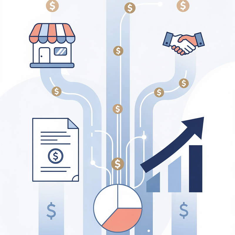 Arrows Pointing to Home