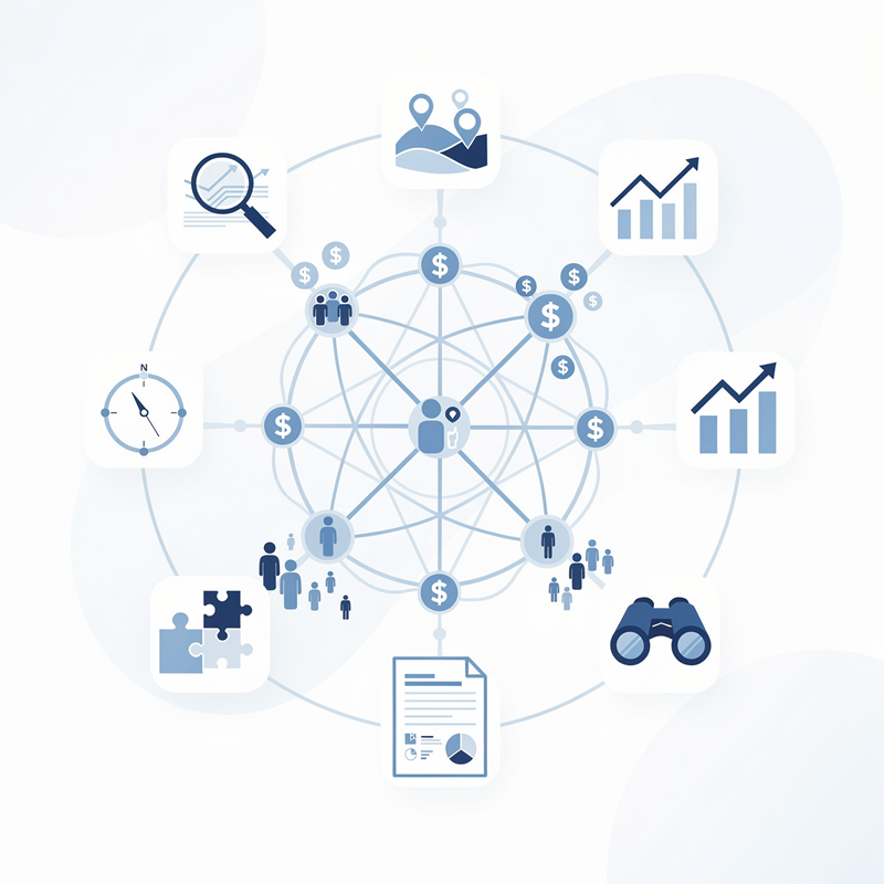 Arrows Pointing to Home