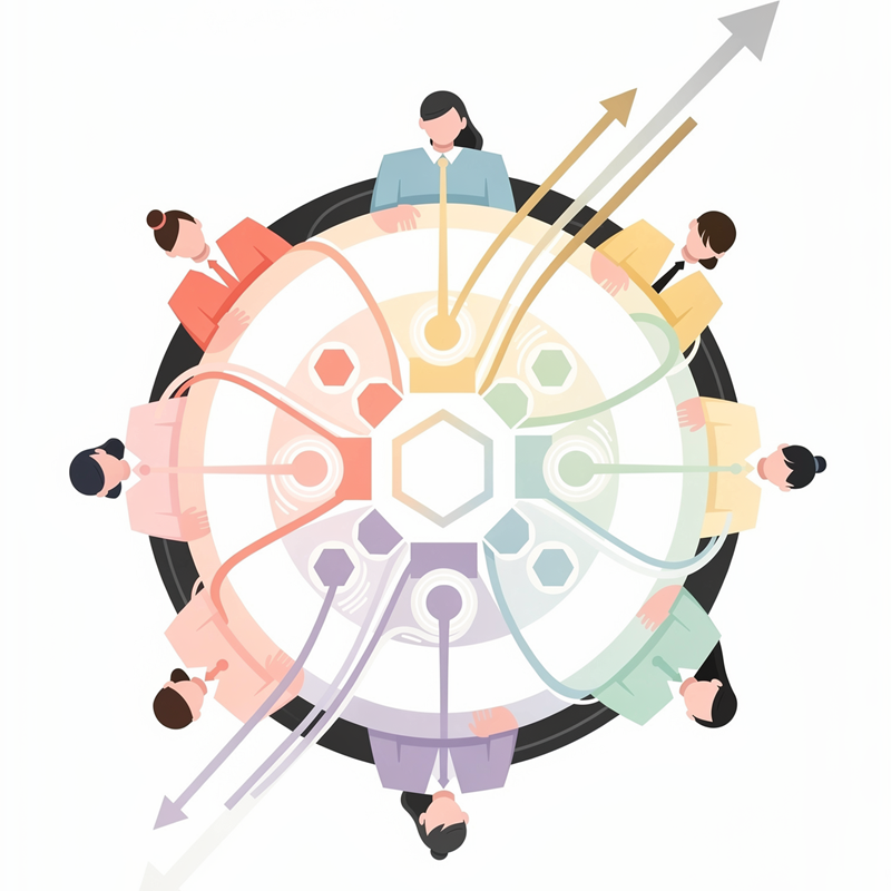 Arrows Pointing to Home