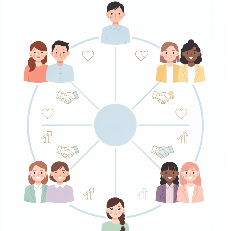 Arrows Pointing to Home