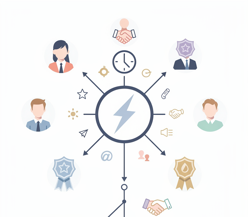 Arrows Pointing to Home