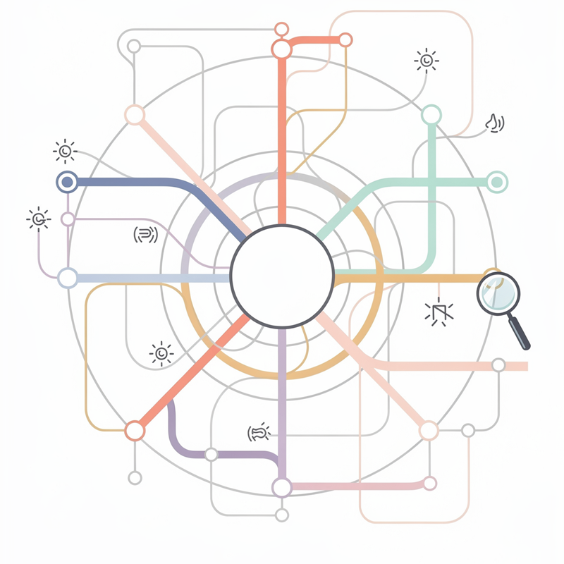 Arrows Pointing to Home