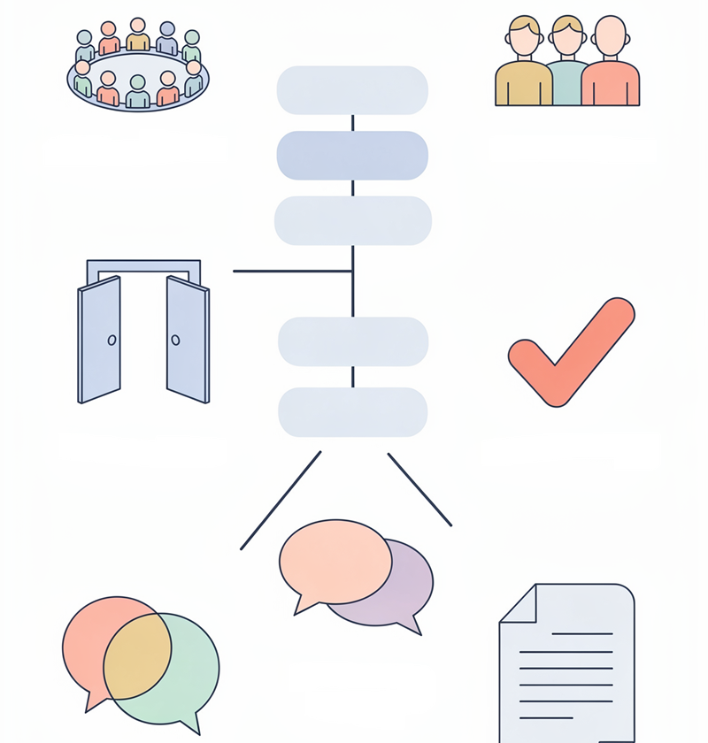 Arrows Pointing to Home