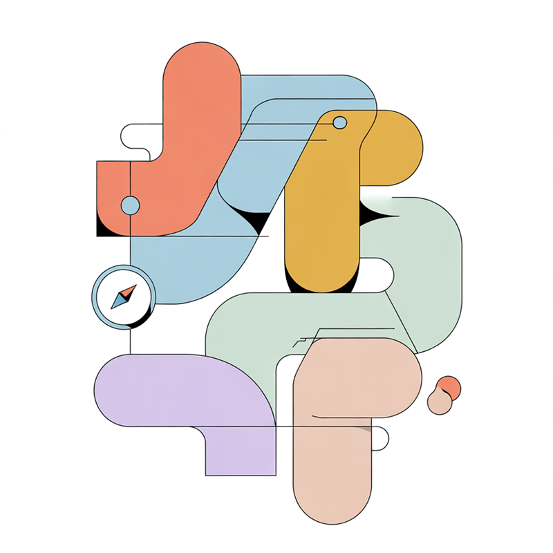 Arrows Pointing to Home