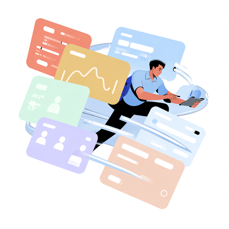 Arrows Pointing to Home