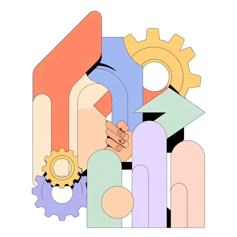 Arrows Pointing to Home